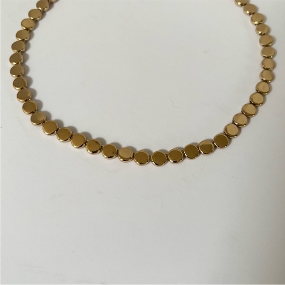 Coach Crystal Tennis Necklace Statement Designer Jewelry Gold Pastel Pink Blue - Picture 4 of 11